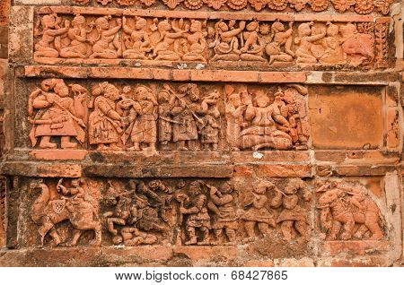 Figurines Made Of Terracotta, Bishnupur , India