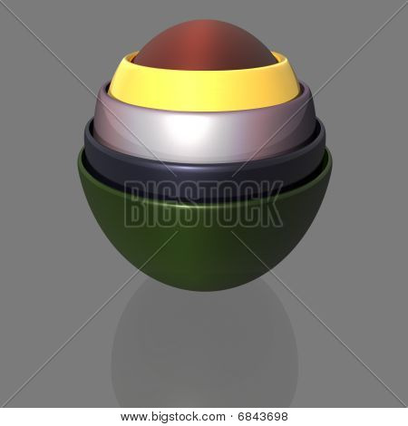 ไข่อีสเตอร์ - ซ้อน -แยก - 3D