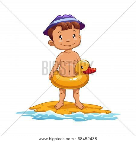 Boy on the beach