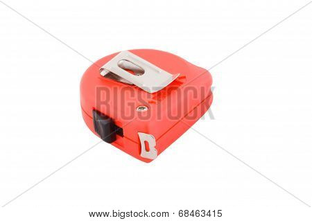 Red tape measure.