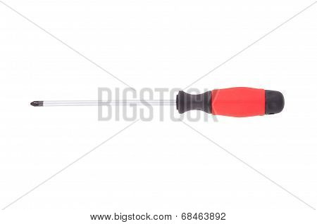Long screwdriver.