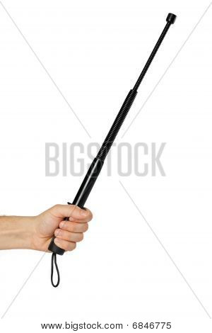 Truncheon i hånden