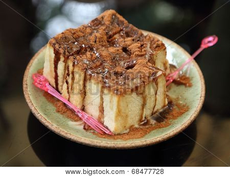 Bread With Chocolate Powder