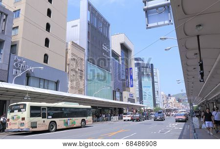 Shopping district Kyoto Japan