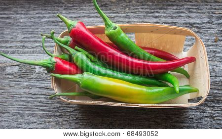 Colorful Chili Peppers