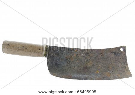 big cleaver is on hone
