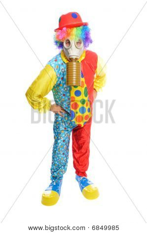 いくつか Clownwearing、防毒マスク
