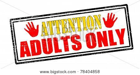 Attention Adults Only