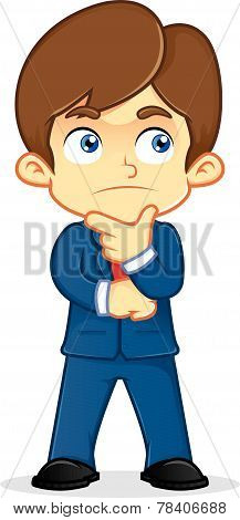 Businessman thinking