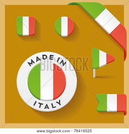 Italy Made Symbol Collection
