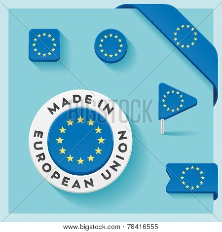 European Union Made Symbol Collection