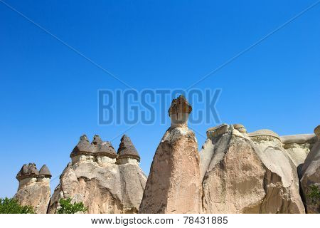 Rocks formations in Capadocia, Turkey