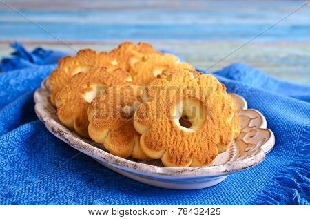 Butter Biscuits In The Shape Of A Flower
