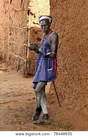 Portrait Of The Hamar Old Man.