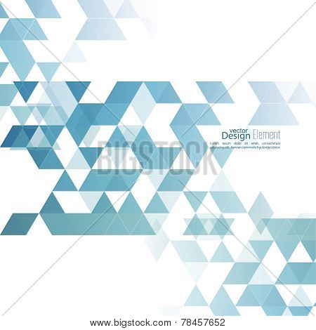 Creative abstract triangle pattern. Polygonal  background. Hipst