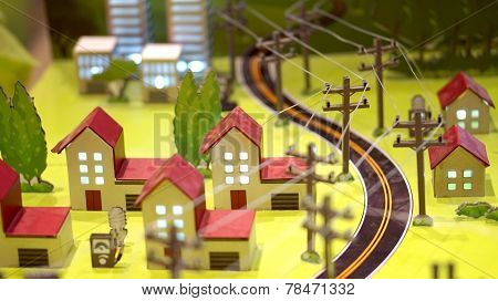Alternative Energy Solar Cell In The City