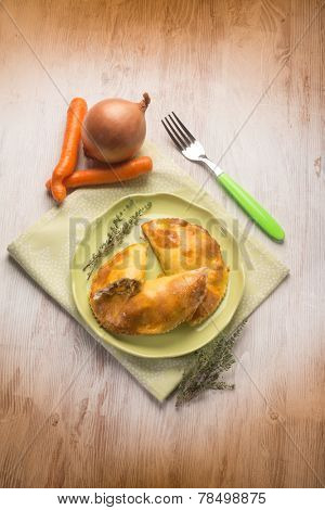 panzerotti with vegetables