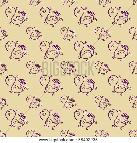 Hand Drawn Floral Seamless Pattern