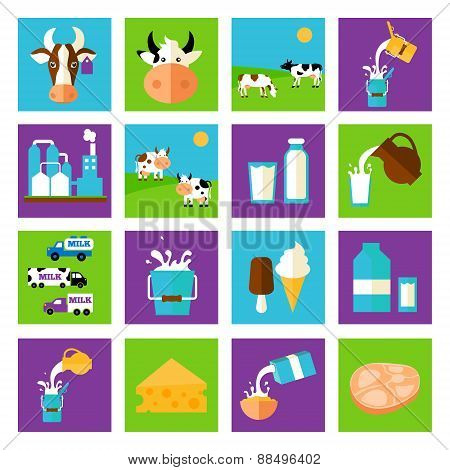 vector milk icon