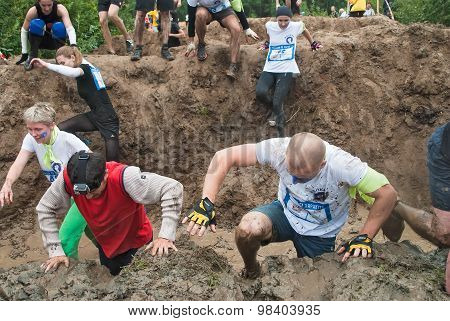 Dirty cross-country race. Tyumen. Russia