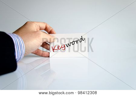 Keyword Text Concept