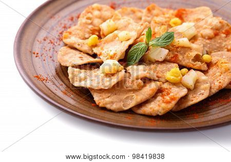 Indian Street Food Papri Chaat