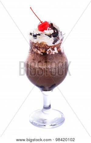 Homemade Mocktail With Whipped Cream