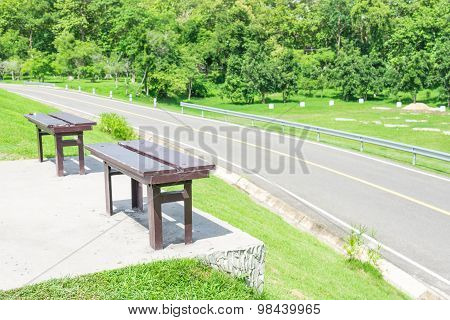 Twin Wood Chairs