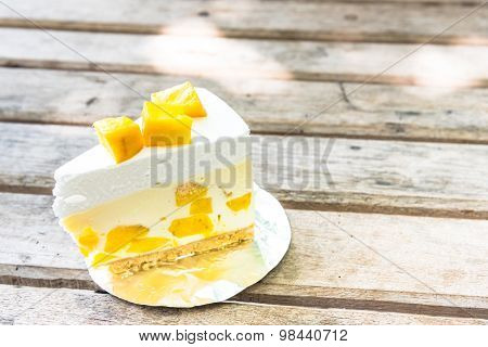 Cake On Wood