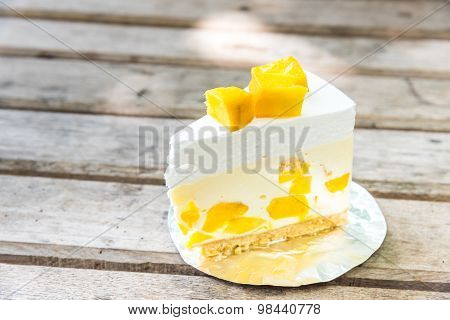Cake On Wood