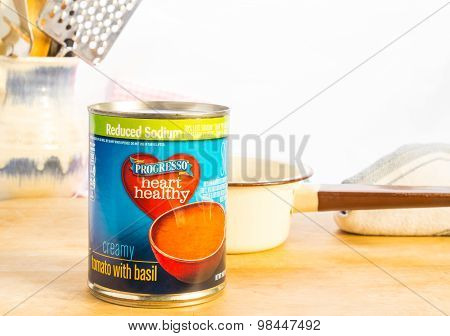Can Of Tomato Basil Soup
