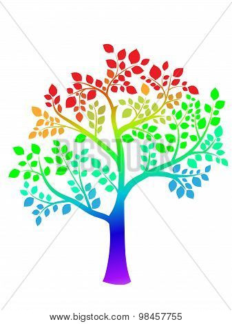 colorful tree