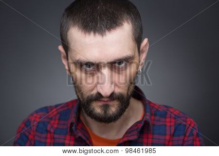 Hipster bearded man