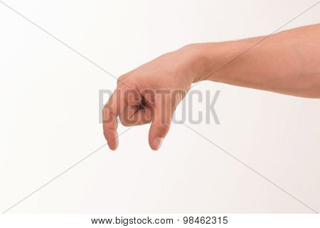 Man's hand