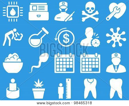 Medical bicolor icons
