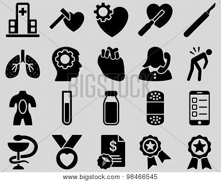 Medical bicolor icons