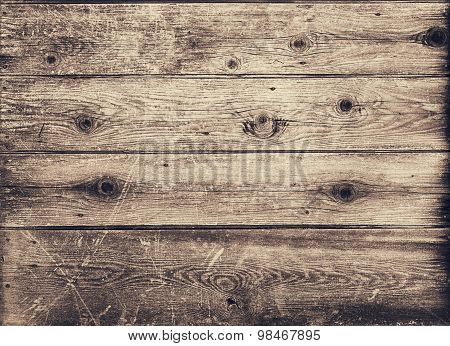 Close-up of old wood planks in bad condition
