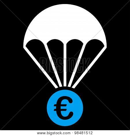 Papachute icon from BiColor Euro Banking Set