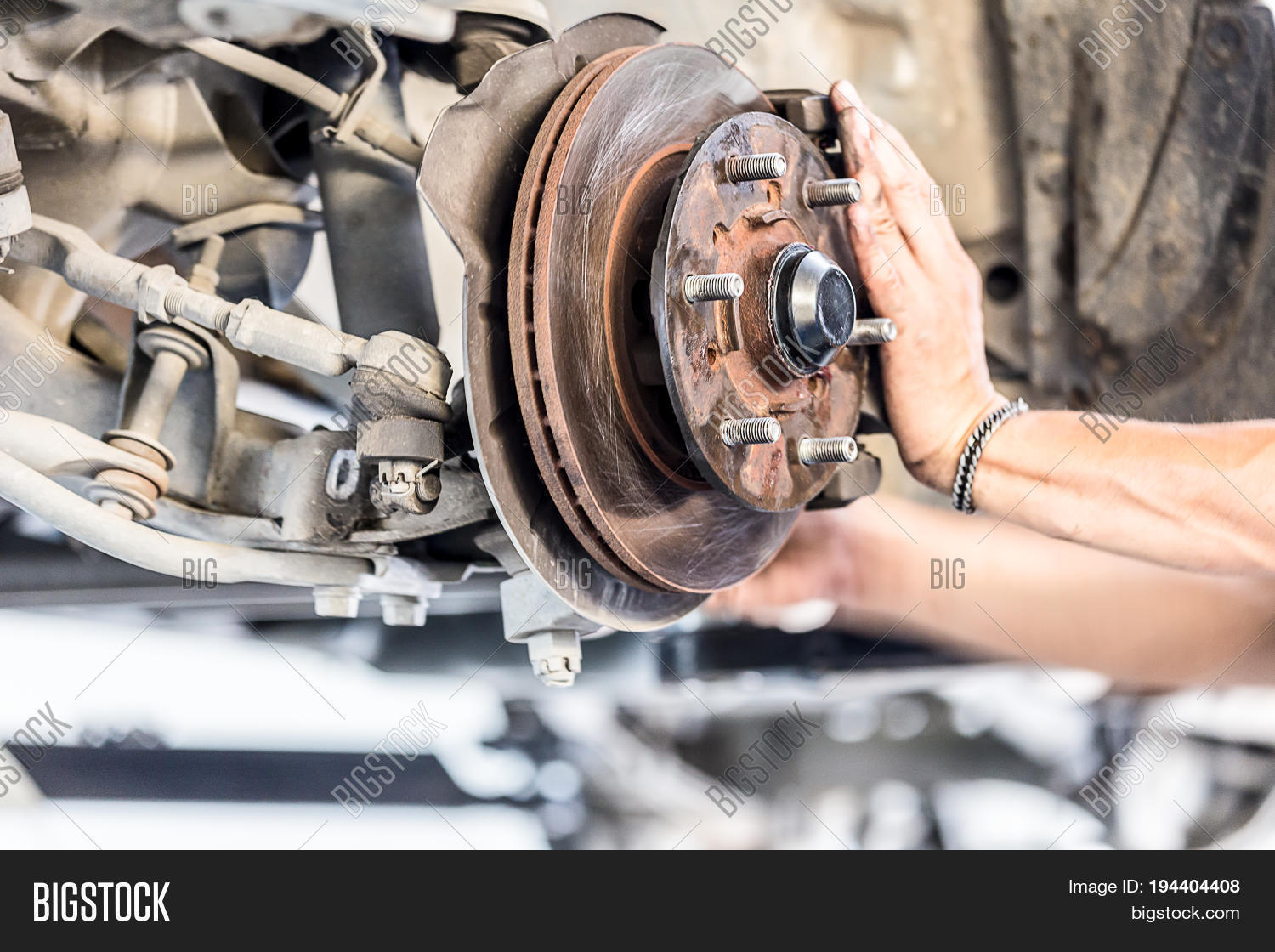 Front Disc Brake On Image & Photo (Free Trial) Bigstock