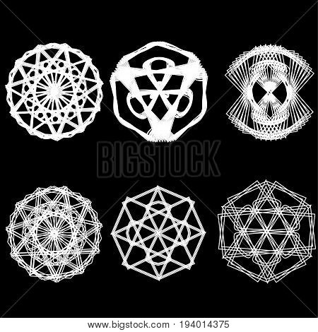 Geometric Pattern Icon Star Astrology Starsastrology Geometric Pattern Set Pentagram