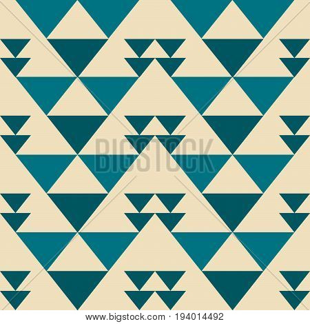 Triangle Seamless Oriental Simple Pattern