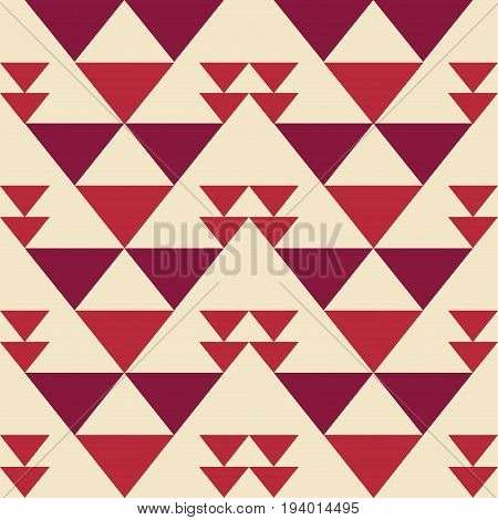 Triangle Seamless Oriental Simple Pattern