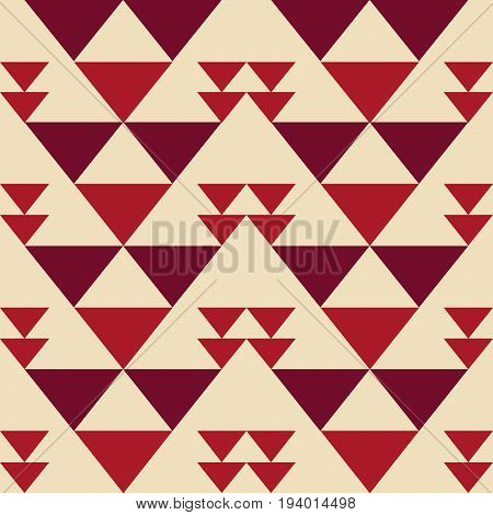 Triangle Seamless Oriental Simple Pattern
