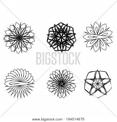 Geometric Pattern Icon Star Astrology Starsastrology Geometric Pattern Set Pentagram