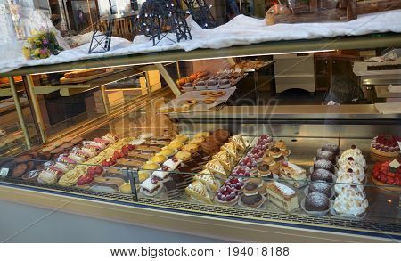 Pastries At The Bretteau Jean-marie  Patisserie, Paris