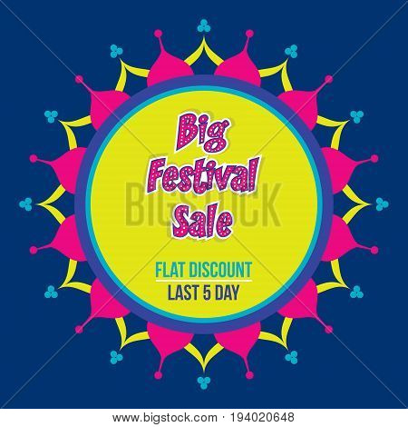 creative big festive banner design diwali festival offer