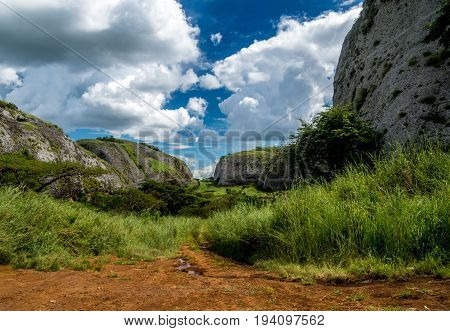The black rocks of Pungo Andongo, Angola