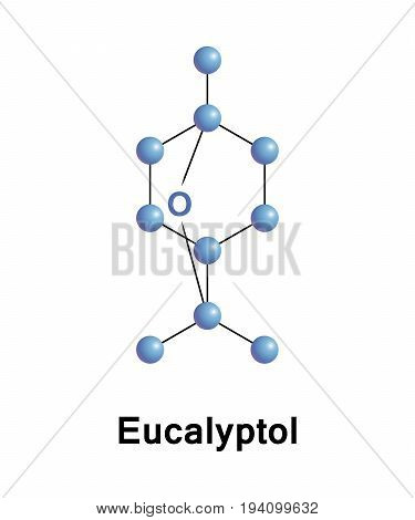 Eucalyptol is a natural organic compound that is a colorless liquid. It is a cyclic ether and a monoterpenoid.