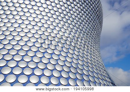 Birmingham, UK - 6 November 2016: Exterior Detail Of The Bullring Shopping Centre In Birmingham UK