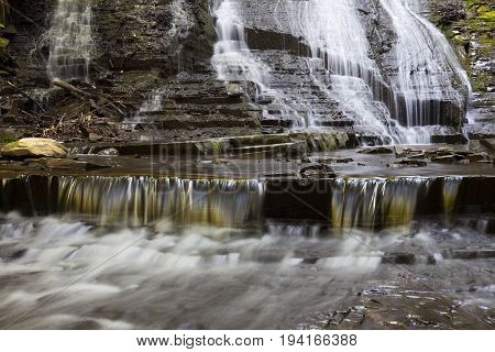 Bottom of Rynex Falls at Plotter Kill Preserve